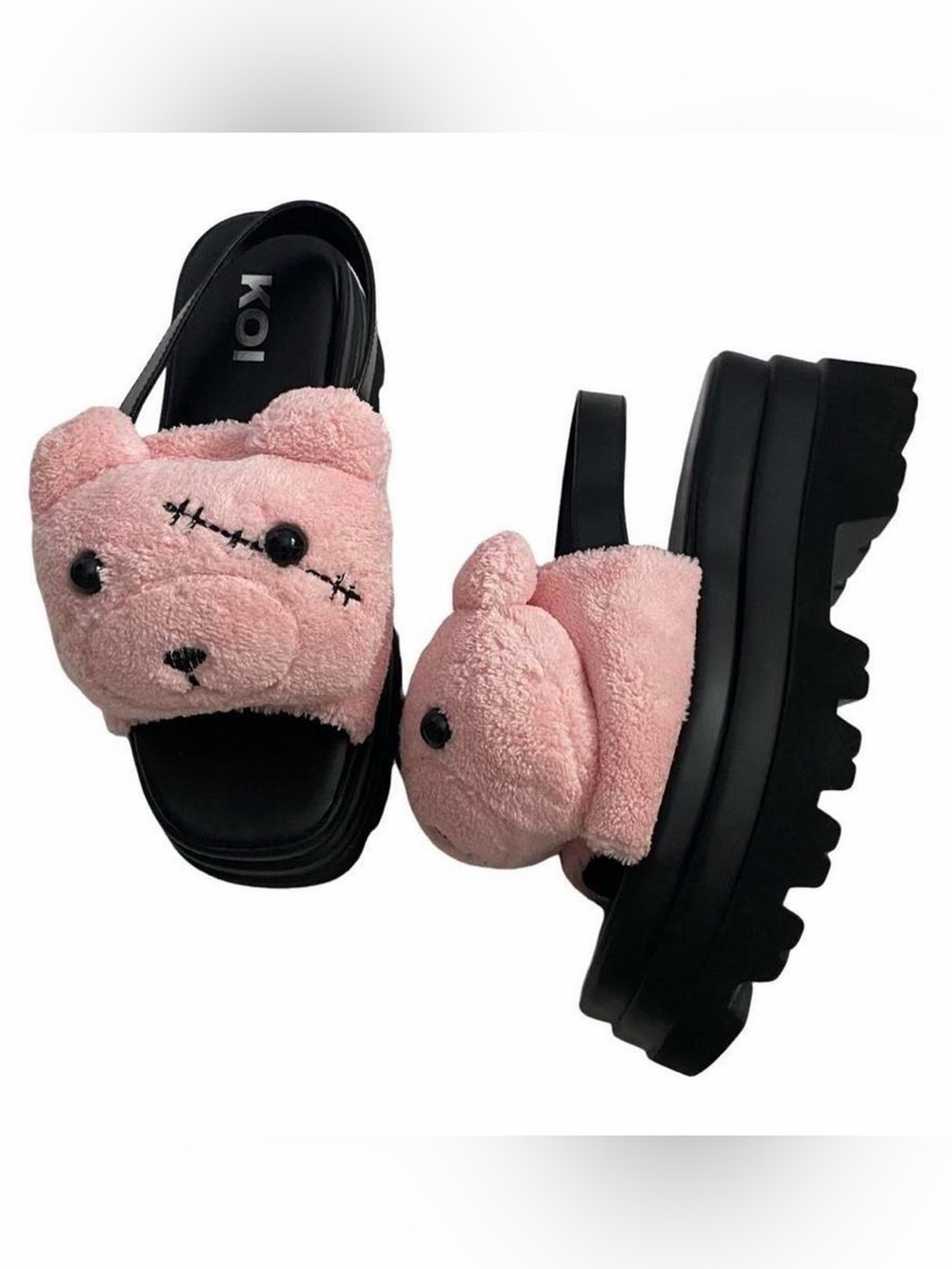 Koi teddy bear sandals - Picture 2 of 3